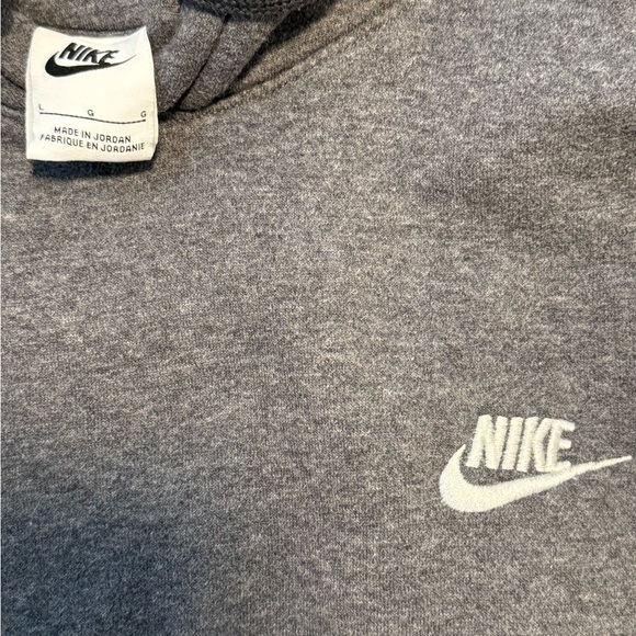 Nike Charcoal Gray Men's Hoodie - Picture 3 of 3